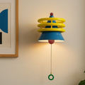 Iron Resin Cone Living Wall Lamp