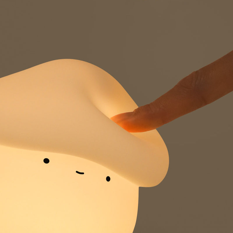 ABS Silicone Mushroom-shaped Kids Table Lamp