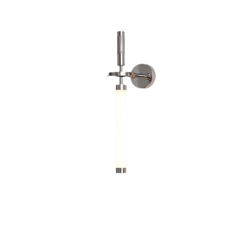 Acrylic Metal Columnar Bedroom Wall Lamp