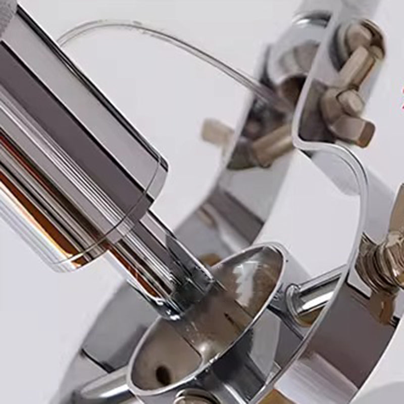 Acrylic Metal Columnar Bedroom Wall Lamp