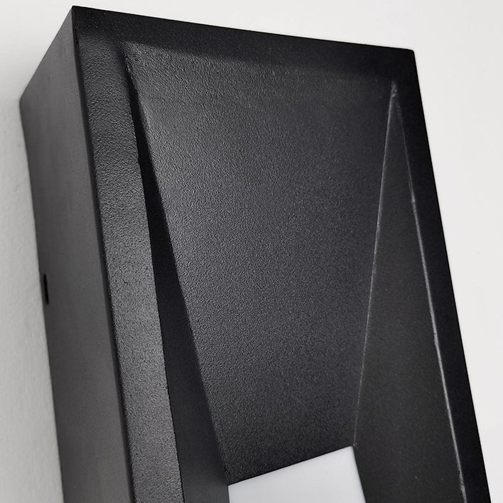 Rectangular Stainless Steel Acrylic Outdoor Light