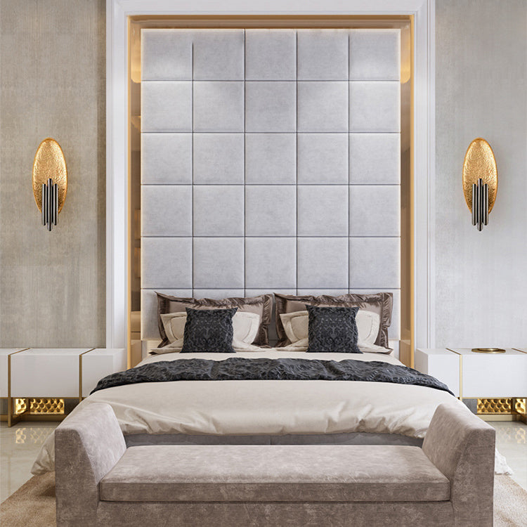 Elliptical Iron Resin Bedroom 2-Light Wall Lamp