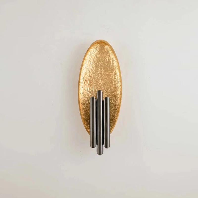 Elliptical Iron Resin Bedroom 2-Light Wall Lamp