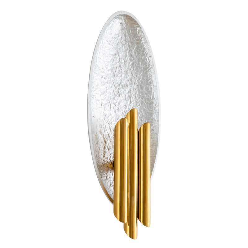 Elliptical Iron Resin Bedroom 2-Light Wall Lamp