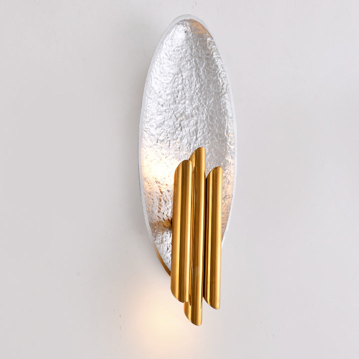 Elliptical Iron Resin Bedroom 2-Light Wall Lamp