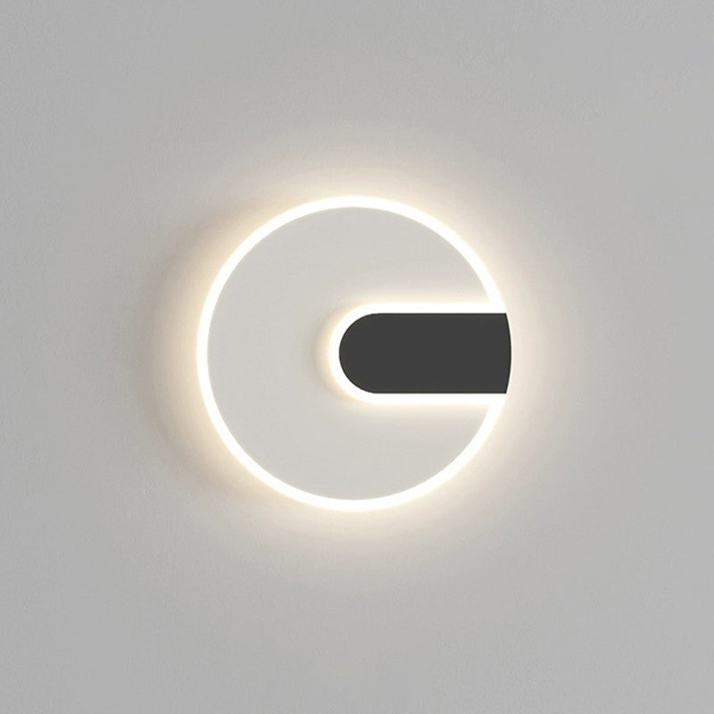Round Square Iron Acrylic Wall Lamp