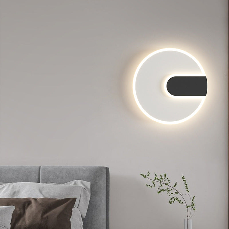 Round Square Iron Acrylic Wall Lamp