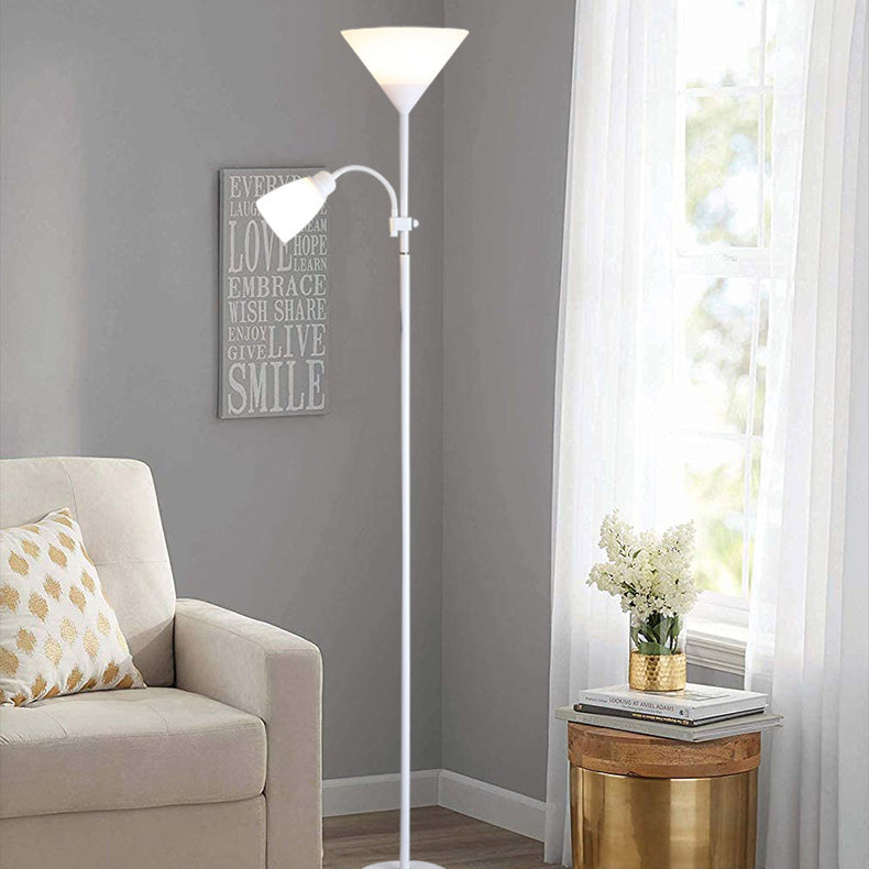 Fan Shape Iron Acrylic Floor Lamp