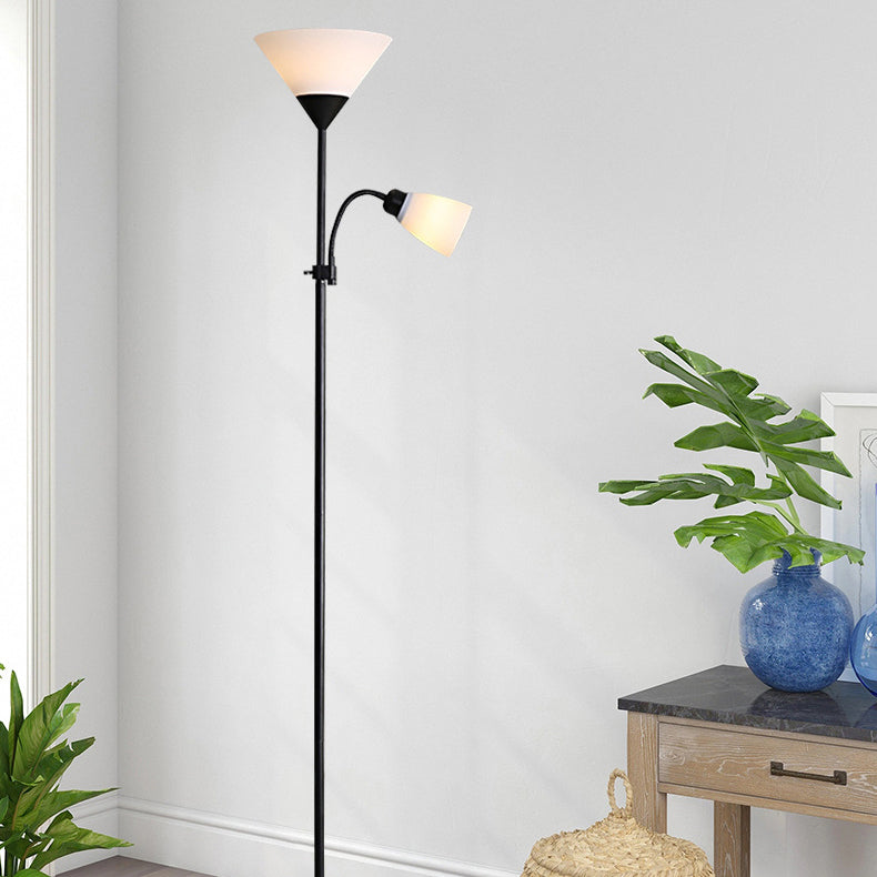 Fan Shape Iron Acrylic Floor Lamp