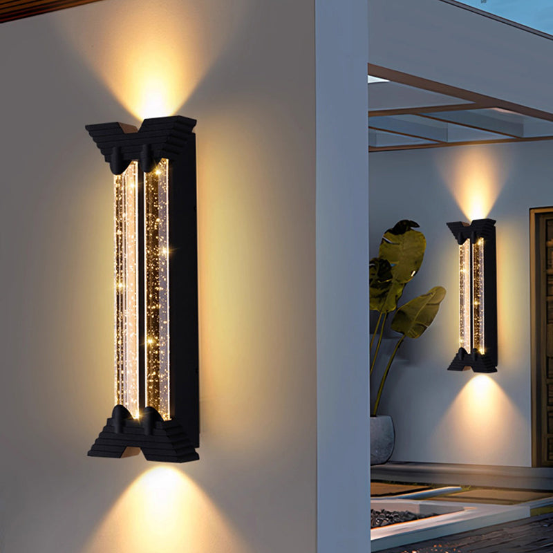 Trapezoid Cylindrical Stainless Steel Outdoor Light