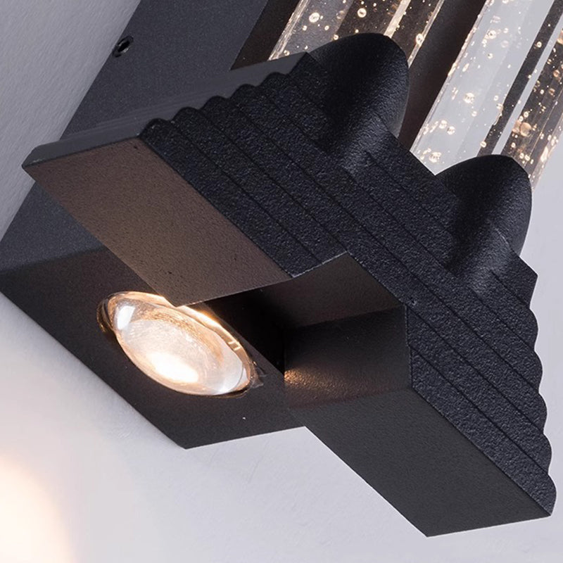 Trapezoid Cylindrical Stainless Steel Outdoor Light