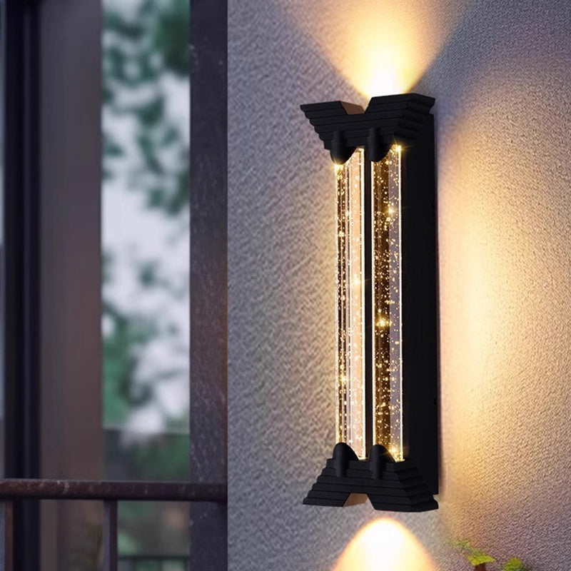 Trapezoid Cylindrical Stainless Steel Outdoor Light