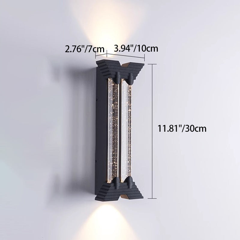 Trapezoid Cylindrical Stainless Steel Outdoor Light