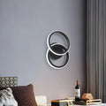 Round Iron Silicone Living Wall Lamp