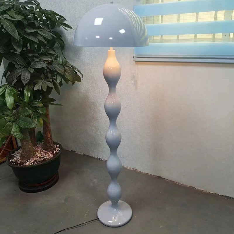 Mushroom Iron Resin Bedroom 2-Light Floor Lamp