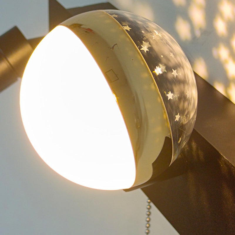 Rectangle Iron PC Rotatable Wall Lamp