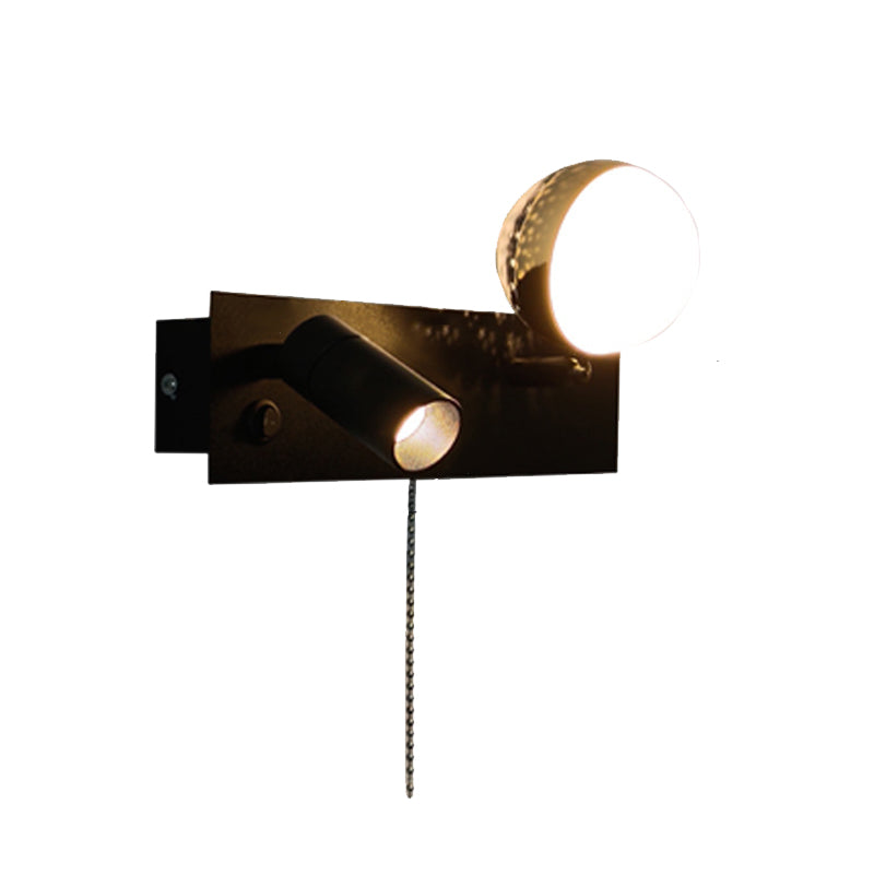 Rectangle Iron PC Rotatable Wall Lamp