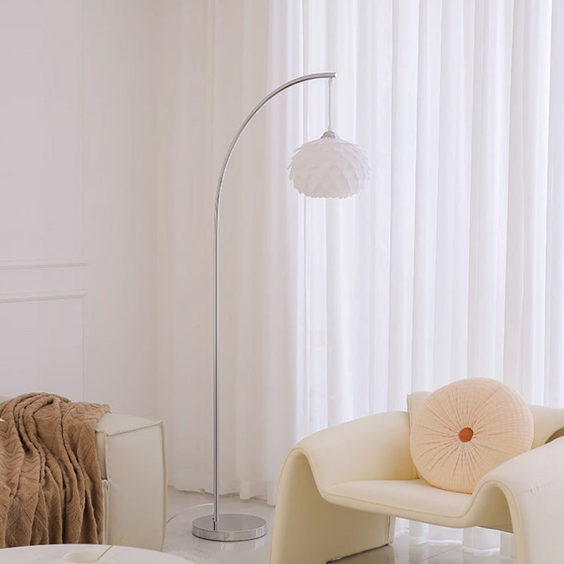 Pinecone Iron Plastic Bedroom Floor Lamp