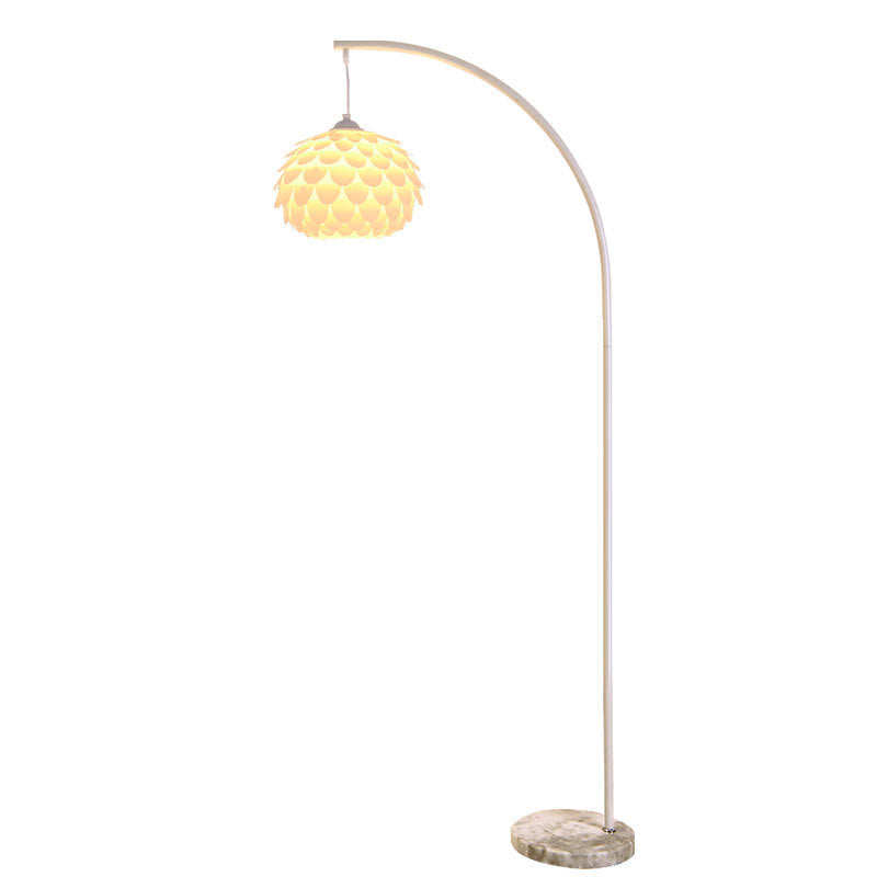 Pinecone Iron Plastic Bedroom Floor Lamp