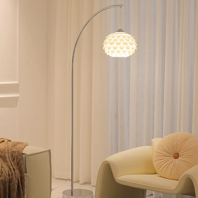 Pinecone Iron Plastic Bedroom Floor Lamp