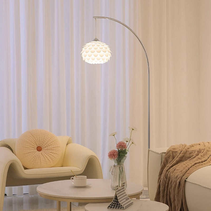 Pinecone Iron Plastic Bedroom Floor Lamp