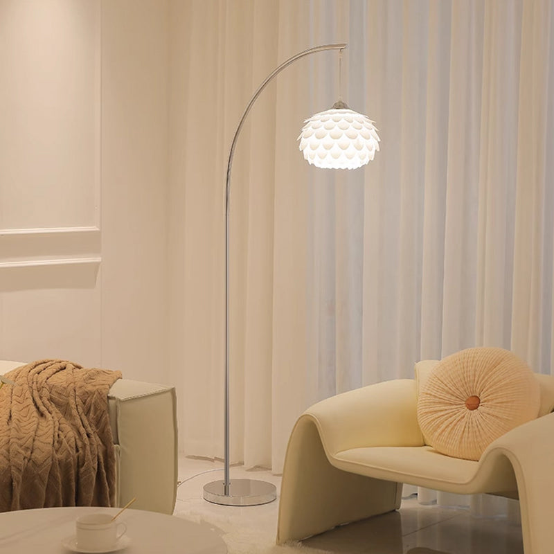 Pinecone Iron Plastic Bedroom Floor Lamp