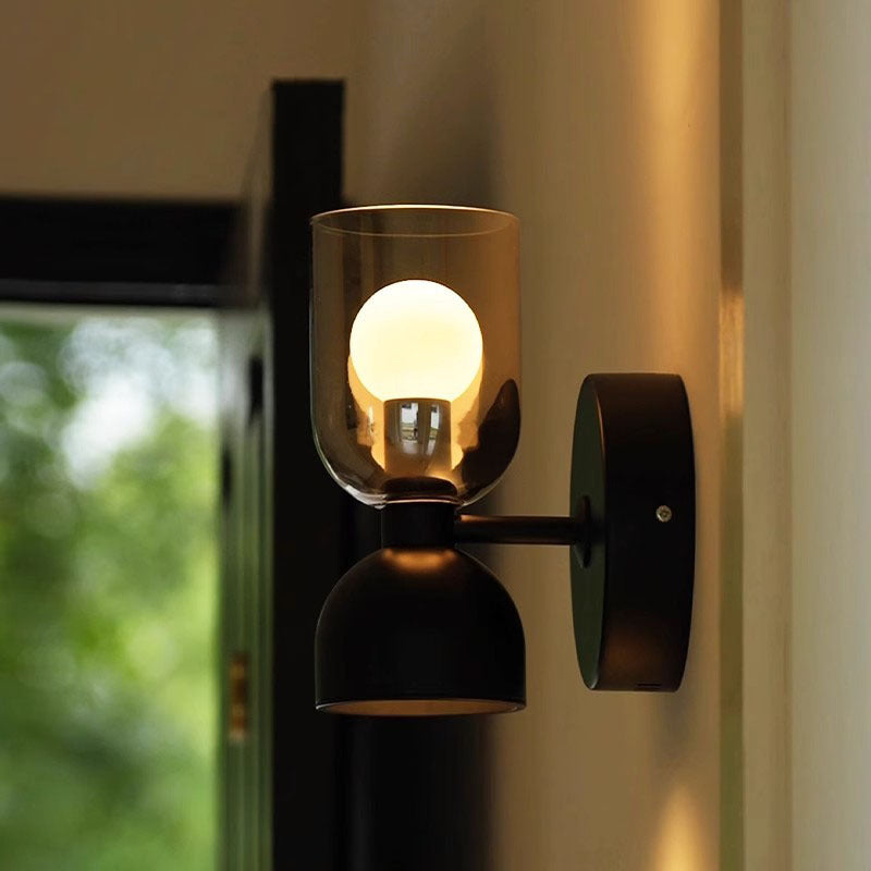 Wine Cup Iron Aluminum 2-Light Wall Lamp