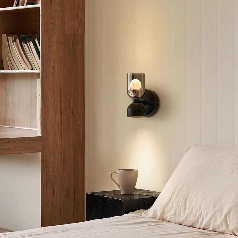 Wine Cup Iron Aluminum 2-Light Wall Lamp