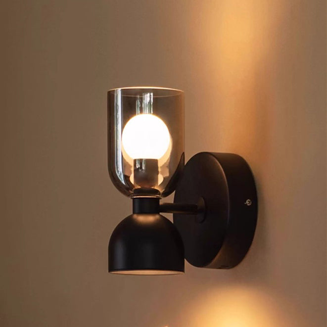 Wine Cup Iron Aluminum 2-Light Wall Lamp