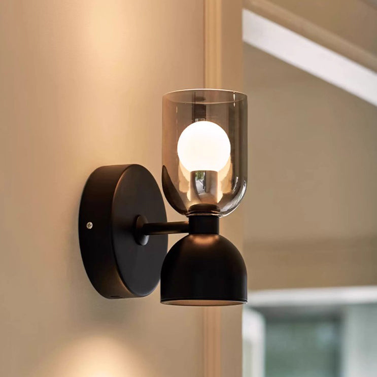 Wine Cup Iron Aluminum 2-Light Wall Lamp