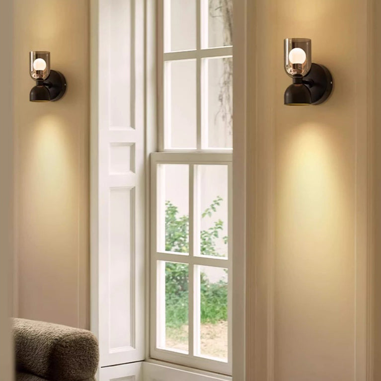 Wine Cup Iron Aluminum 2-Light Wall Lamp