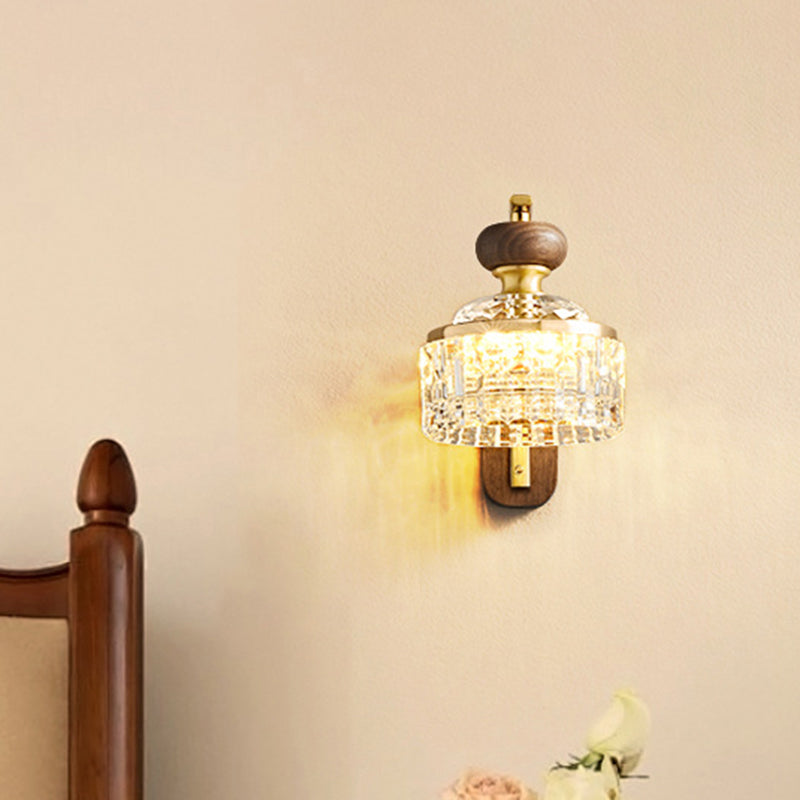 Round Acrylic Metal Solid Wall Lamp
