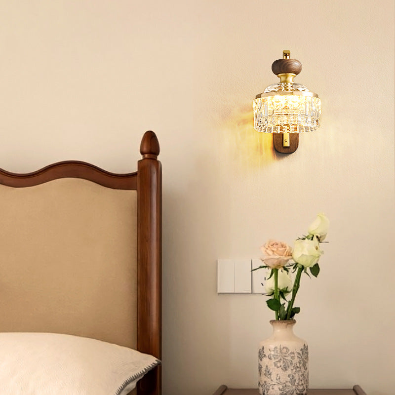 Round Acrylic Metal Solid Wall Lamp