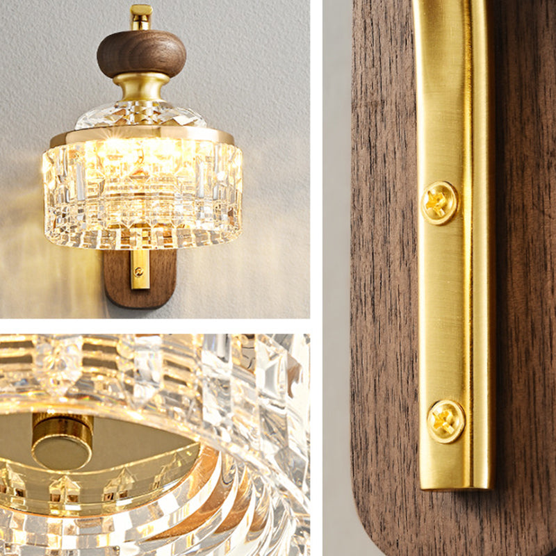 Round Acrylic Metal Solid Wall Lamp