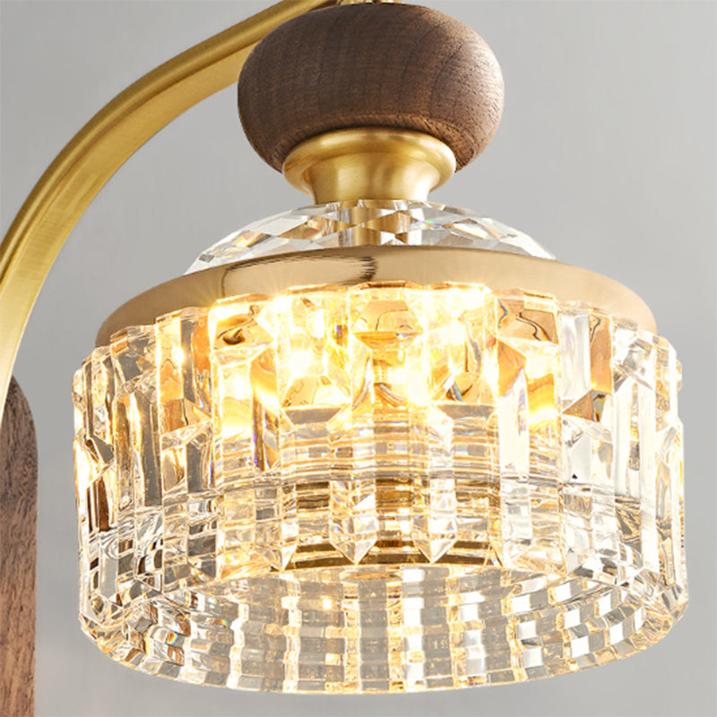 Round Acrylic Metal Solid Wall Lamp
