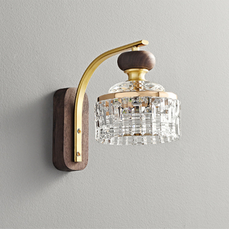 Round Acrylic Metal Solid Wall Lamp