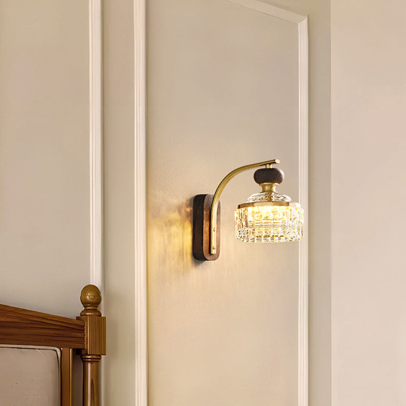 Round Acrylic Metal Solid Wall Lamp