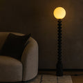 Round Square Resin Glass Floor Lamp