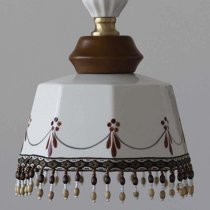 Bowl Tassel Brass Solid Wall Lamp
