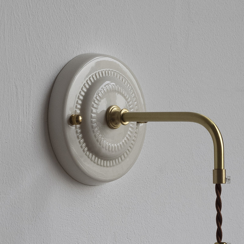 Bowl Tassel Brass Solid Wall Lamp