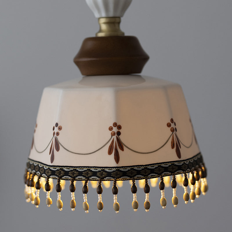 Bowl Tassel Brass Solid Wall Lamp