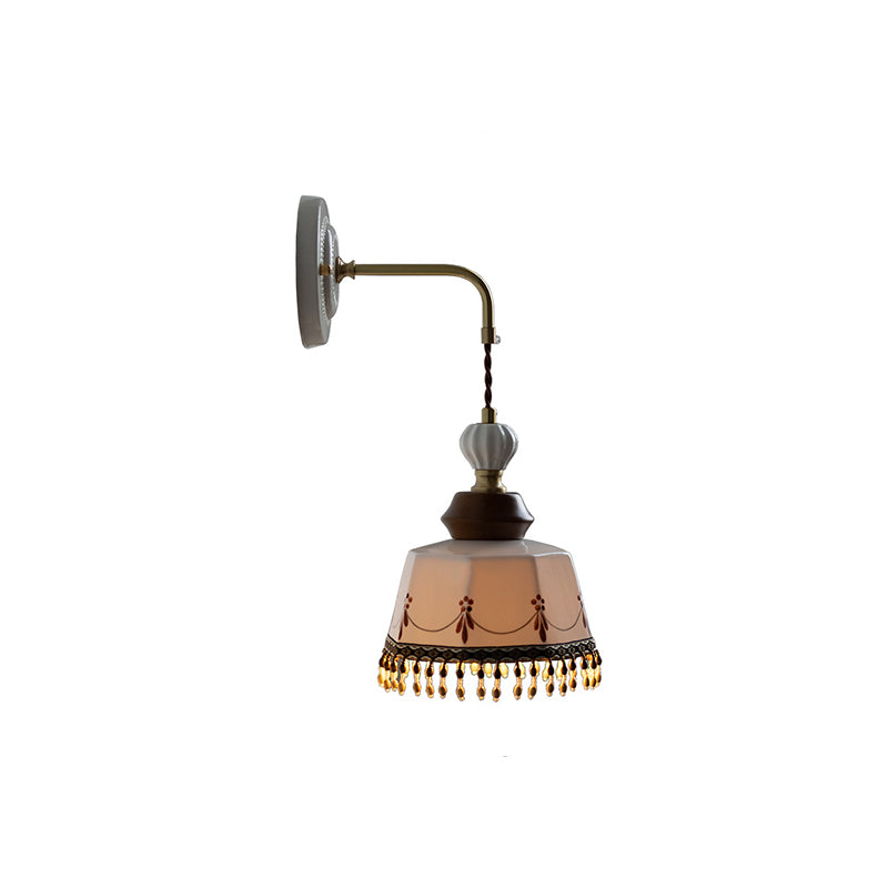 Bowl Tassel Brass Solid Wall Lamp