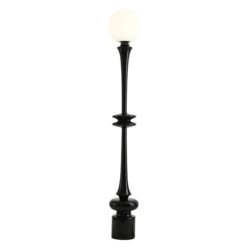 Round Resin Acrylic Living Floor Lamp