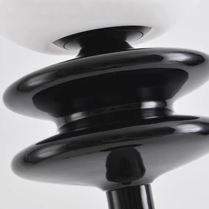 Round Resin Acrylic Living Floor Lamp