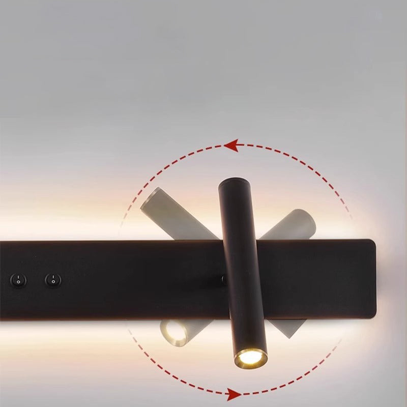 Long Strip Iron Acrylic Wall Lamp