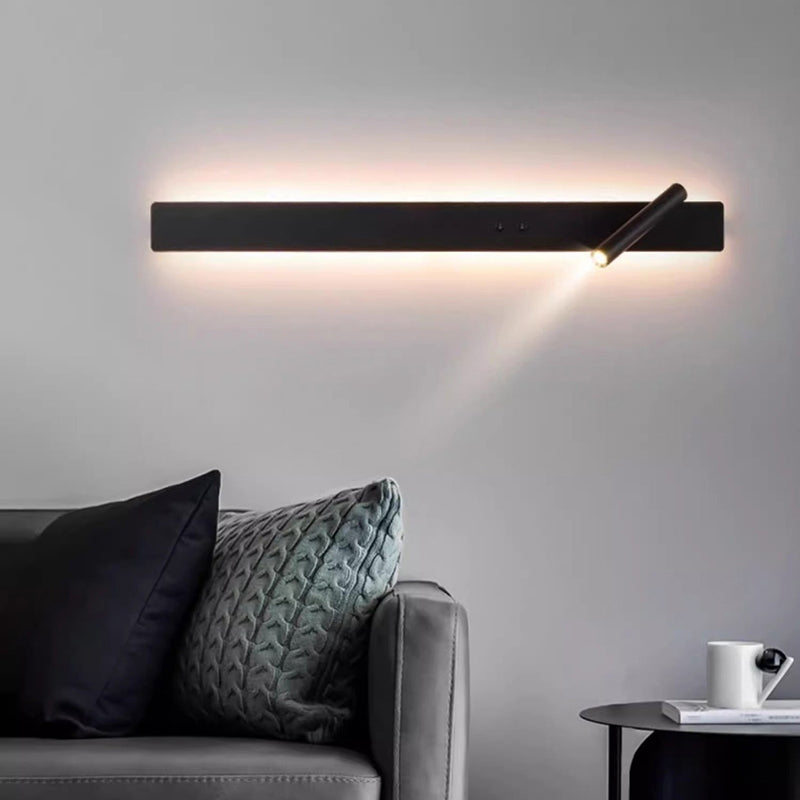 Long Strip Iron Acrylic Wall Lamp