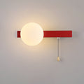 Geometry Iron Glass Zipper Wall Lamp