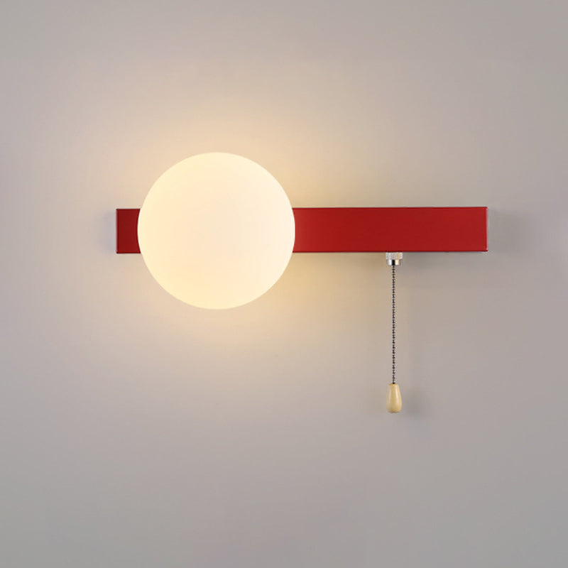 Geometry Iron Glass Zipper Wall Lamp