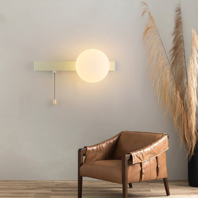 Geometry Iron Glass Zipper Wall Lamp