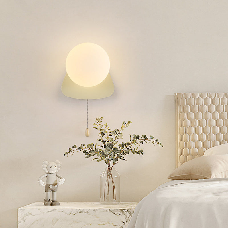 Geometry Iron Glass Zipper Wall Lamp